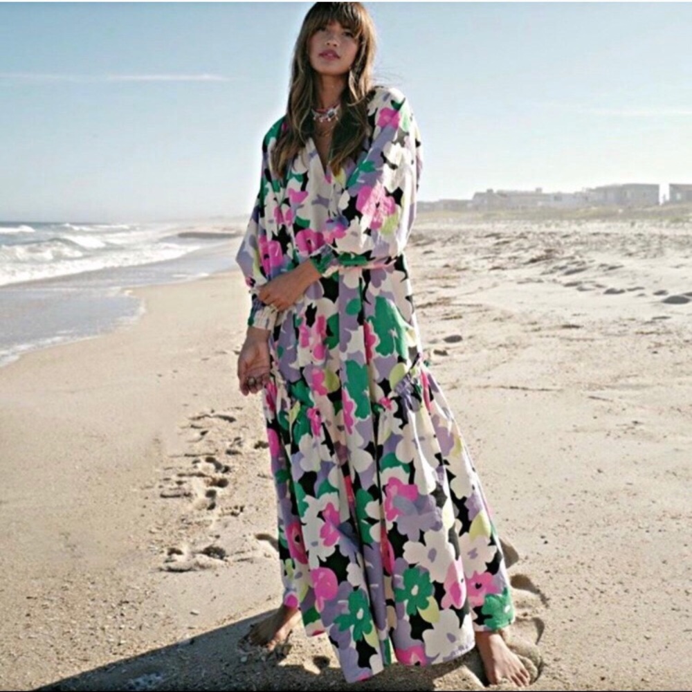 H&M Kaftan floral Dress
